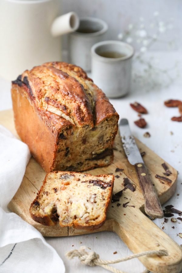 Bananenbrood Met Chocolade En Pindakaas - Manon Van Aerschot