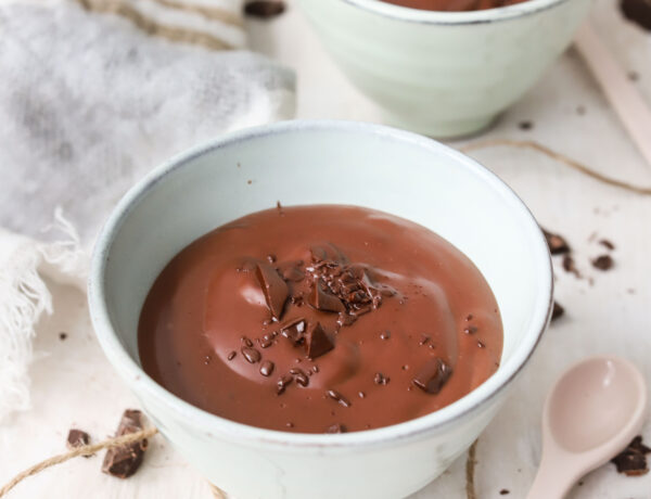 zelfgemaakte chocoladepudding